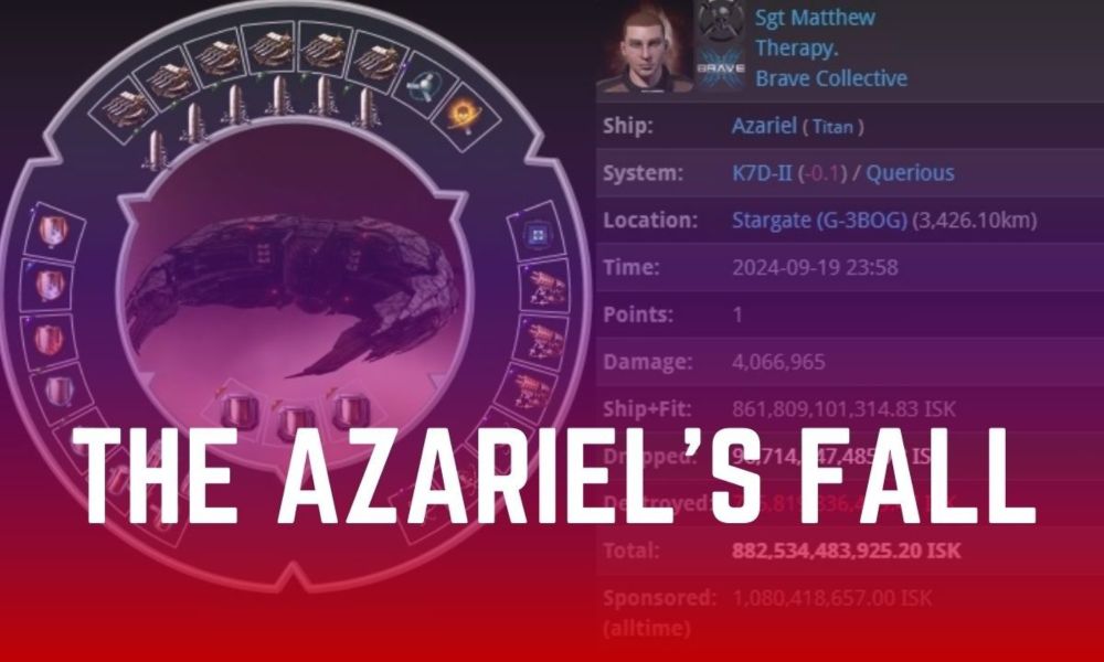 The Azariel’s Fall: First Pirate Titan Kill in Eve Online History