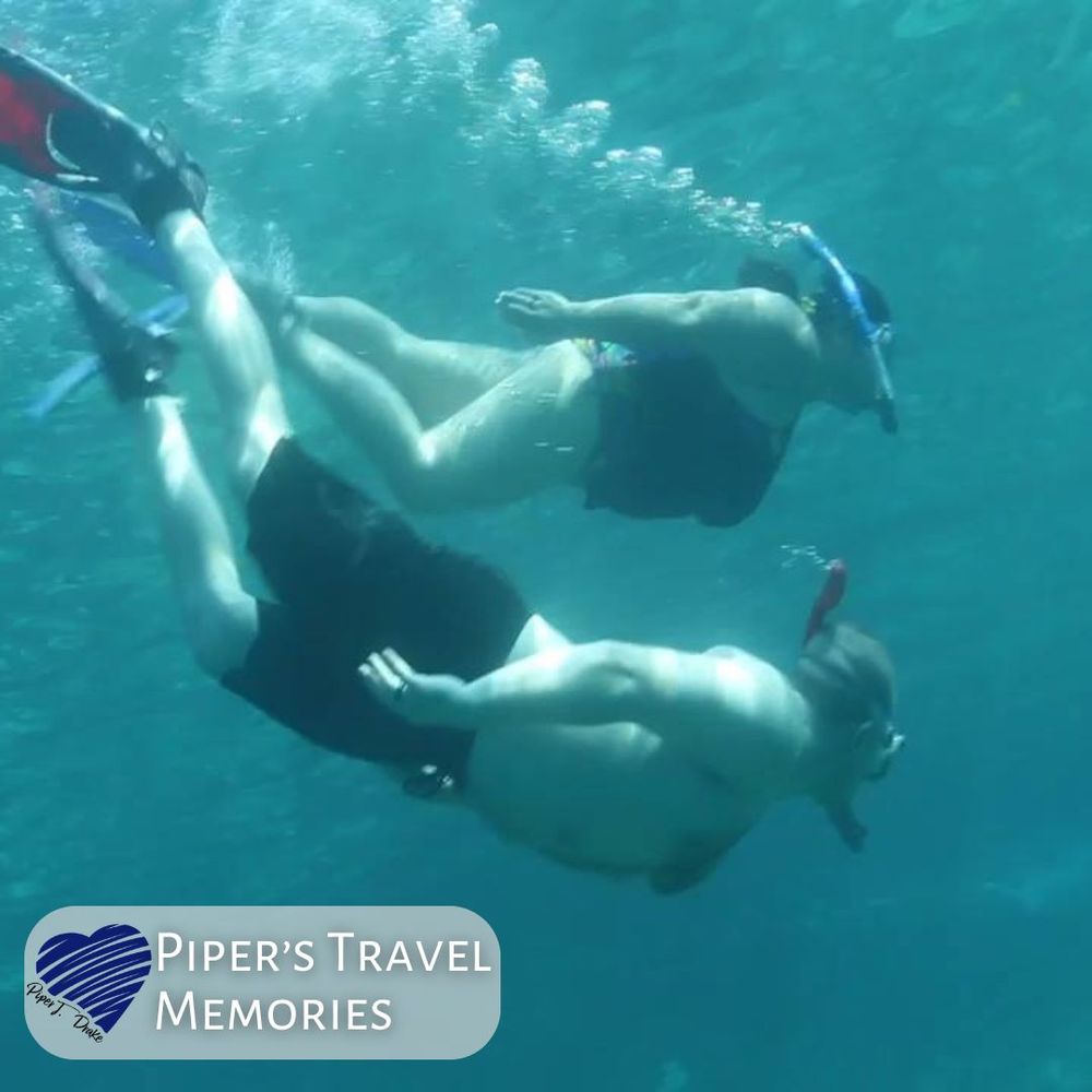 Piper J Drake snorkeling.