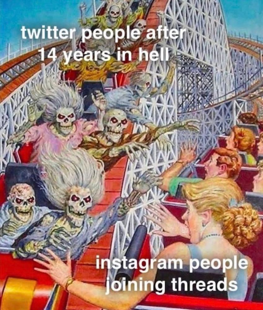 twitter people after 14 years in hell
instagram people joining threads