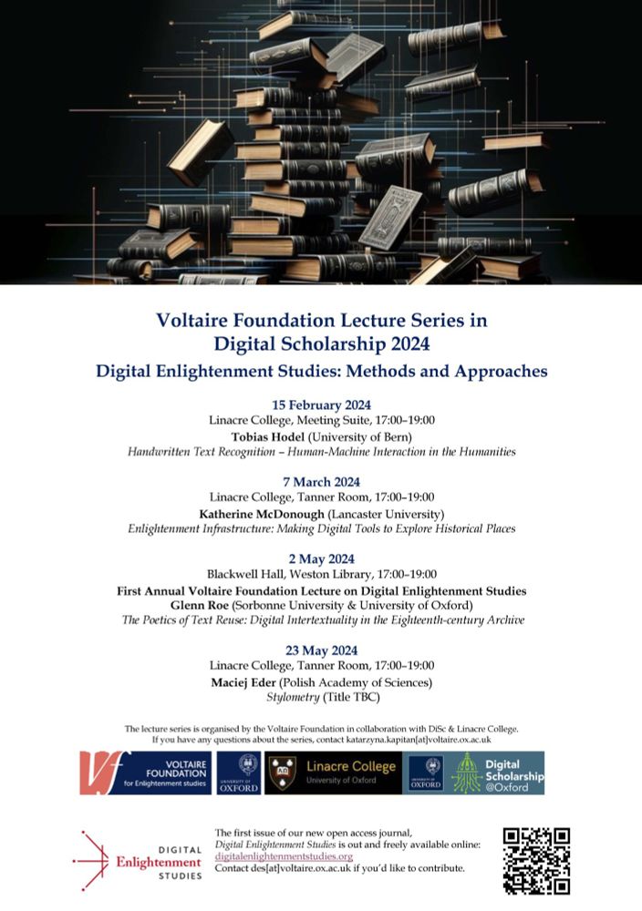 Voltaire Foundation Lecture Series in Digital Scholarship