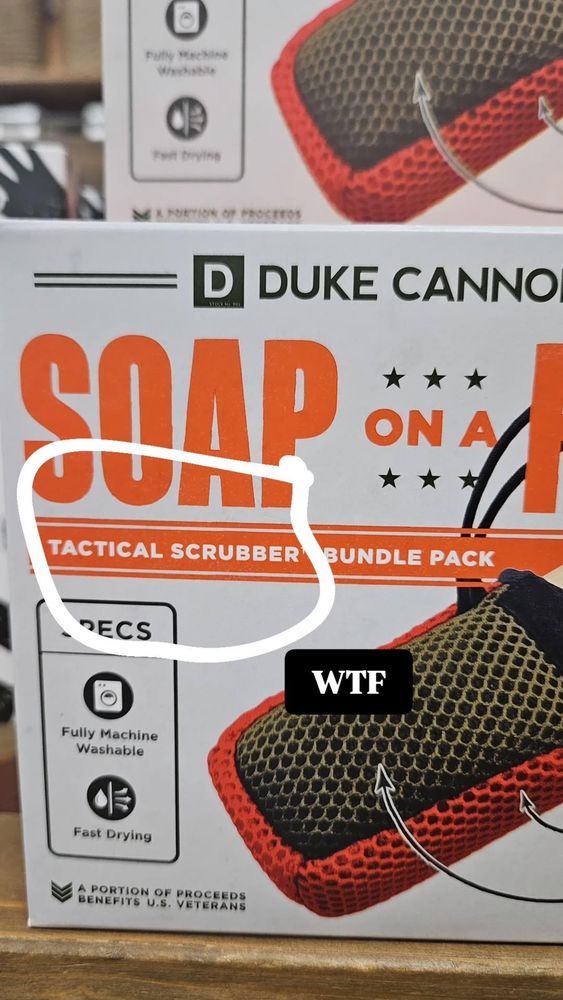 Packaging for a "tactical scrubber bundle pack"