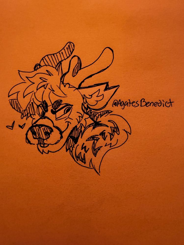 A devilish headshot of Zav 