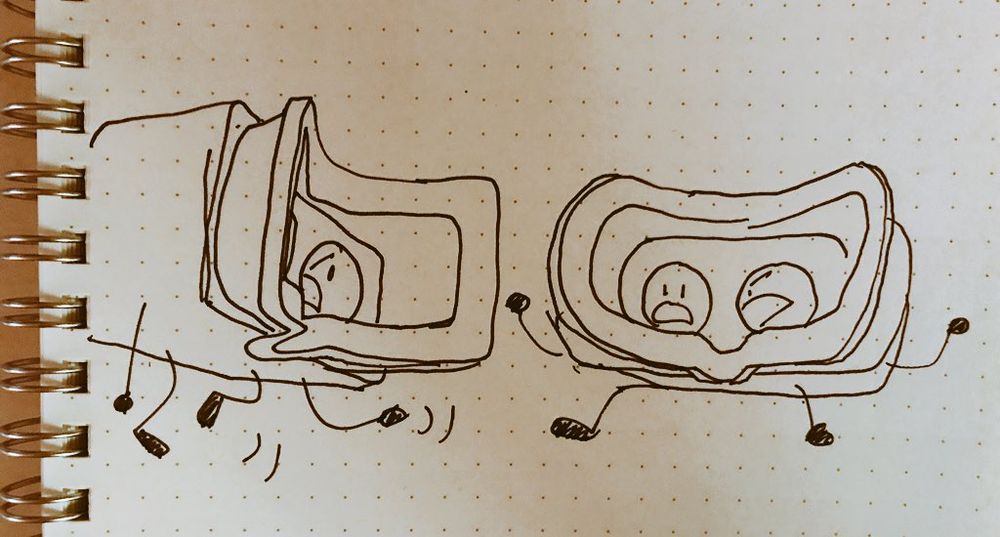 The 2 screens arguing.