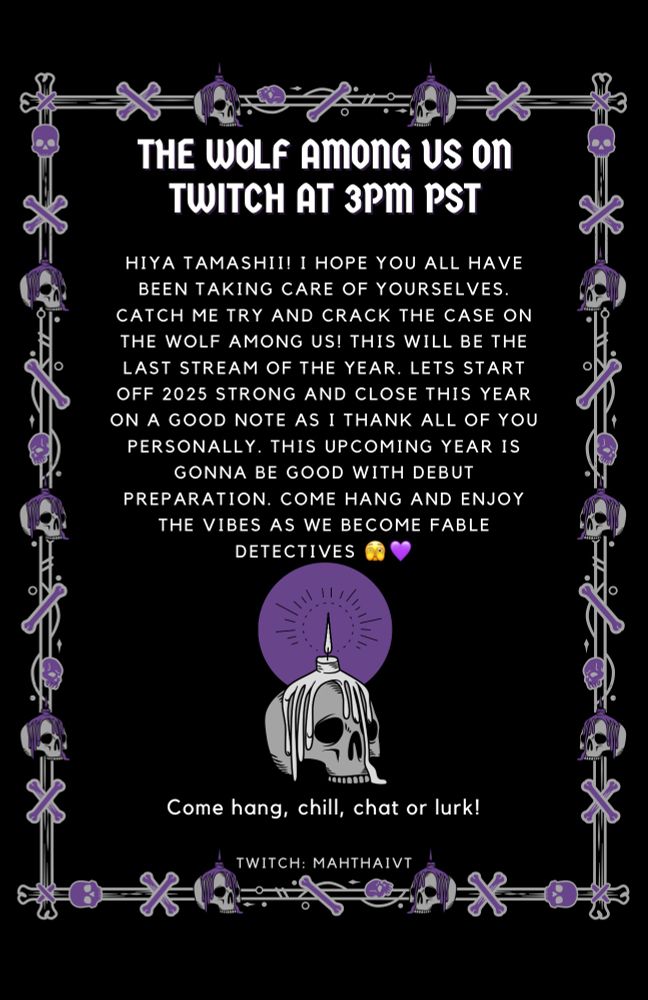 Twitch stream announcement 