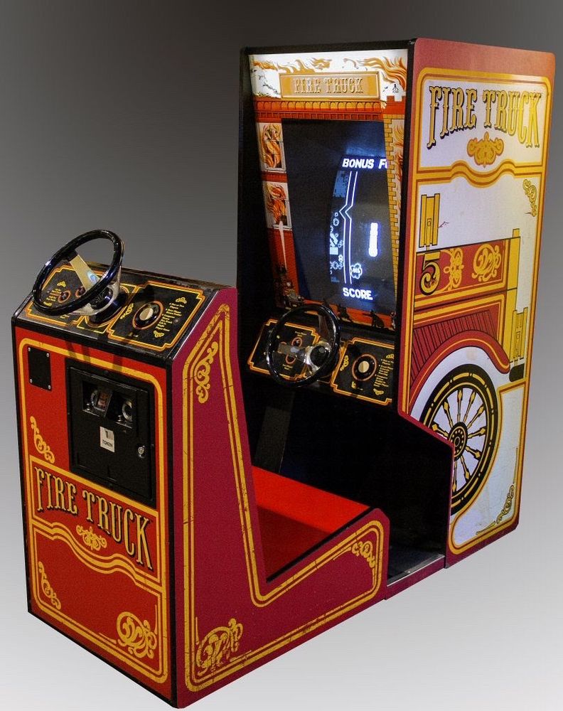 Fire Truck arcade cabinet.