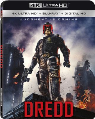 Dredd 4K UltraHD edition DVD Blu Ray. 