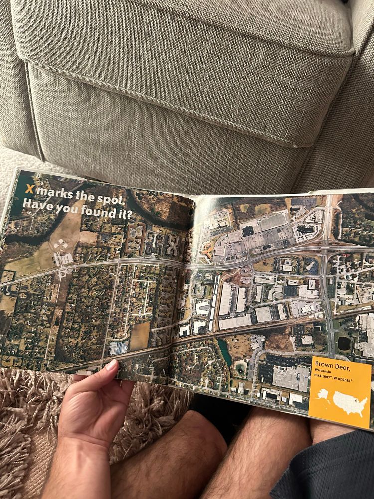 A book with the city of Brown Deer, WI. Where I lived for 5 years. 