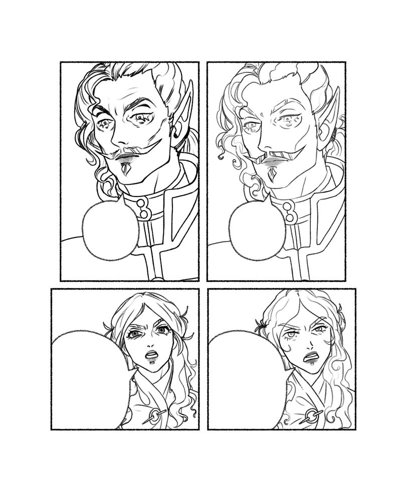 A comparison image showing comic panels in both the old and new art styles.