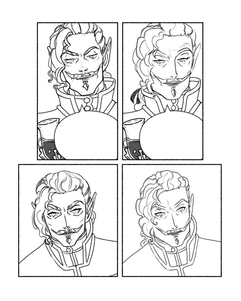 A comparison image showing comic panels in both the old and new art styles.