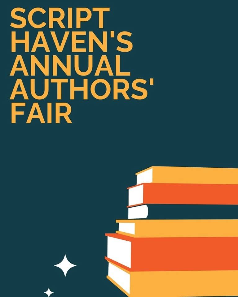 A graphic that reads 'Script Haven's Annual Authors' Fair