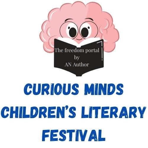 A graphic that says Curious Minds Children's Literary Festival 