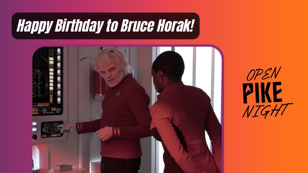 Bruce Horak as Chief Engineer Hemmer teaches Uhura about nacelle control aboard the USS Enterprise