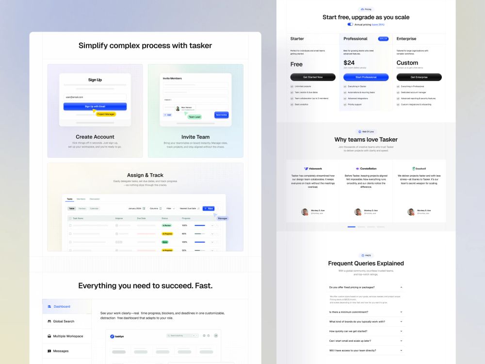 SaaS Framer Template