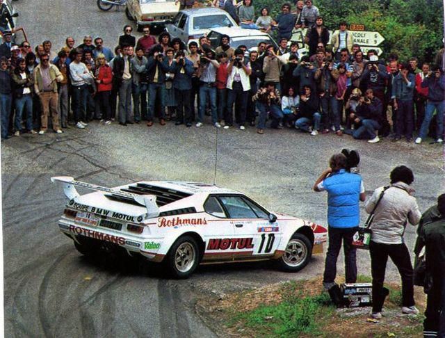 BMW M1 Procar rallying