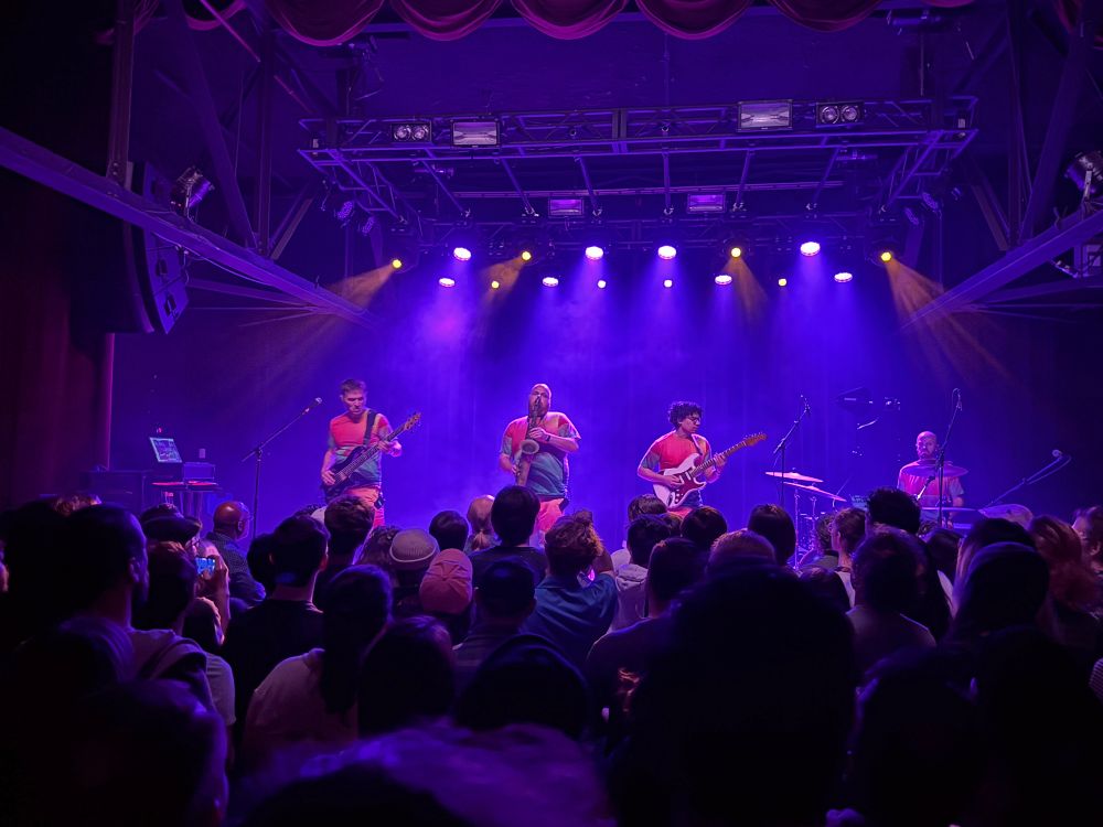 The band Sungazer on stage at the music venue Terminal West in Atlanta in January 2025
