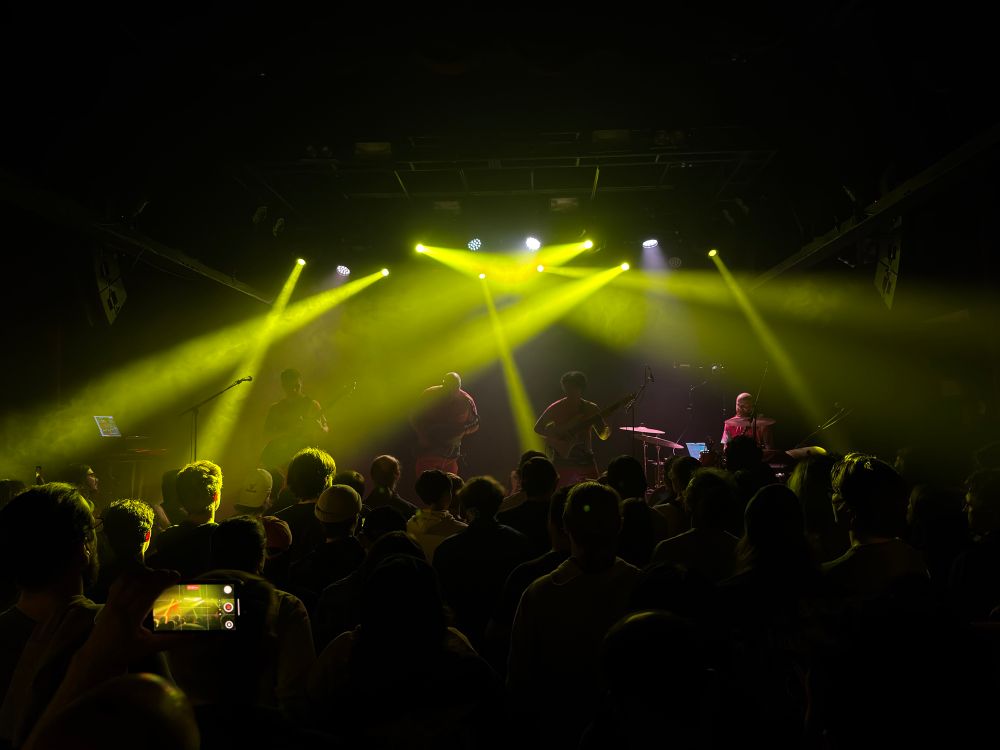 The band Sungazer on stage at the music venue Terminal West in Atlanta in January 2025