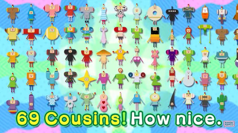 A photo of Katamari trailer. It says 69 Cousins! How nice.