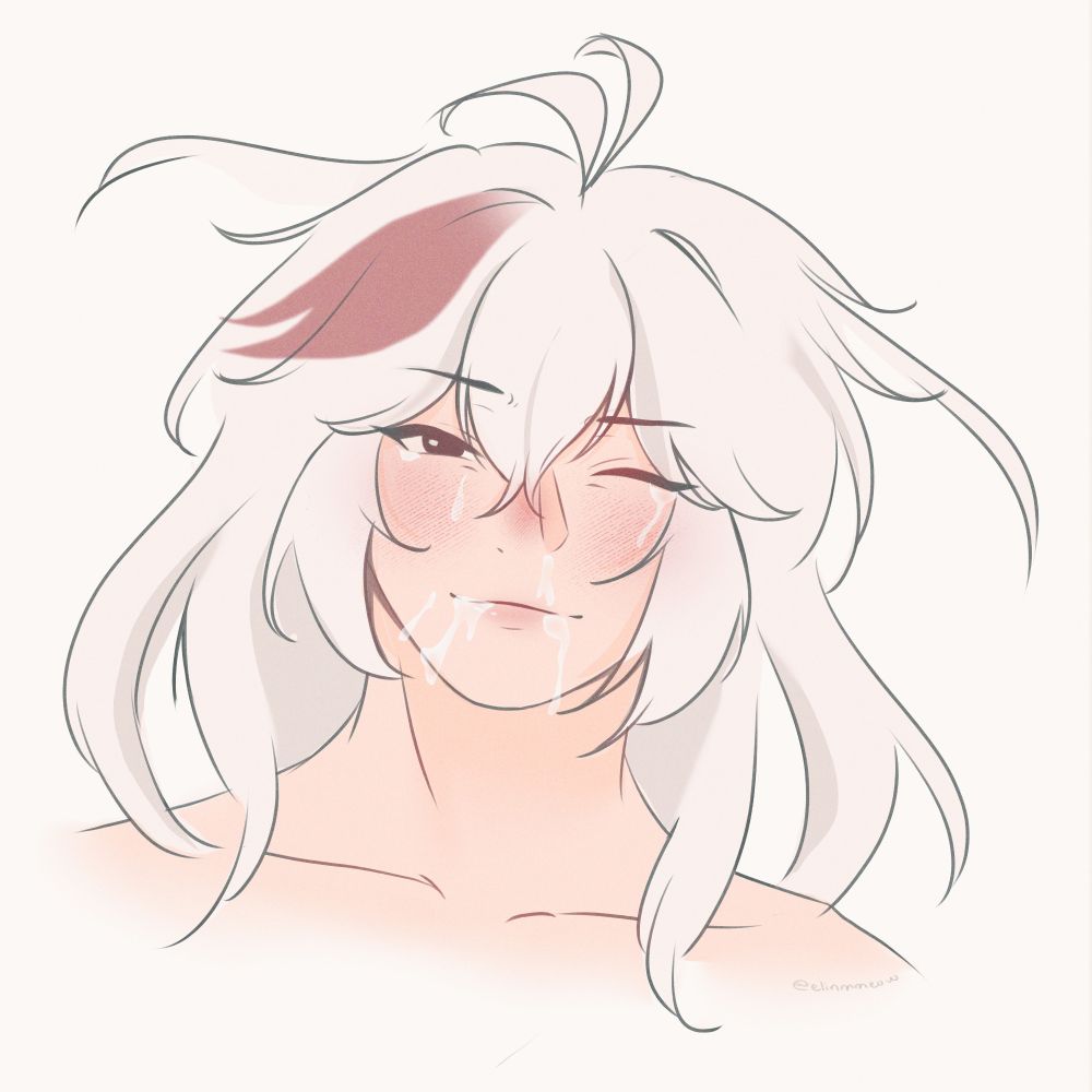 kazuha headshot with come on his face