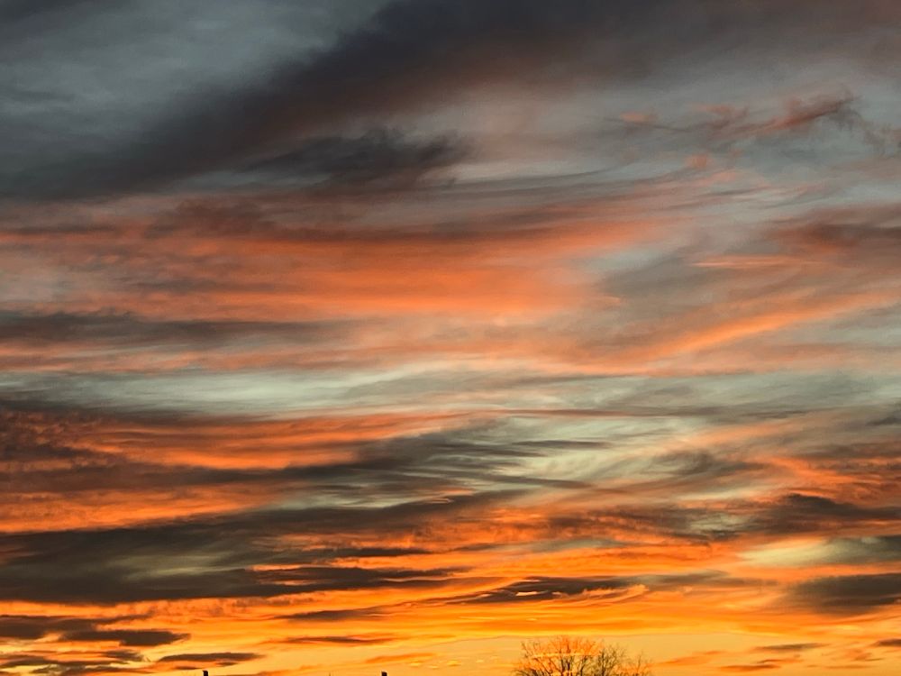 Wolken im Abendrot