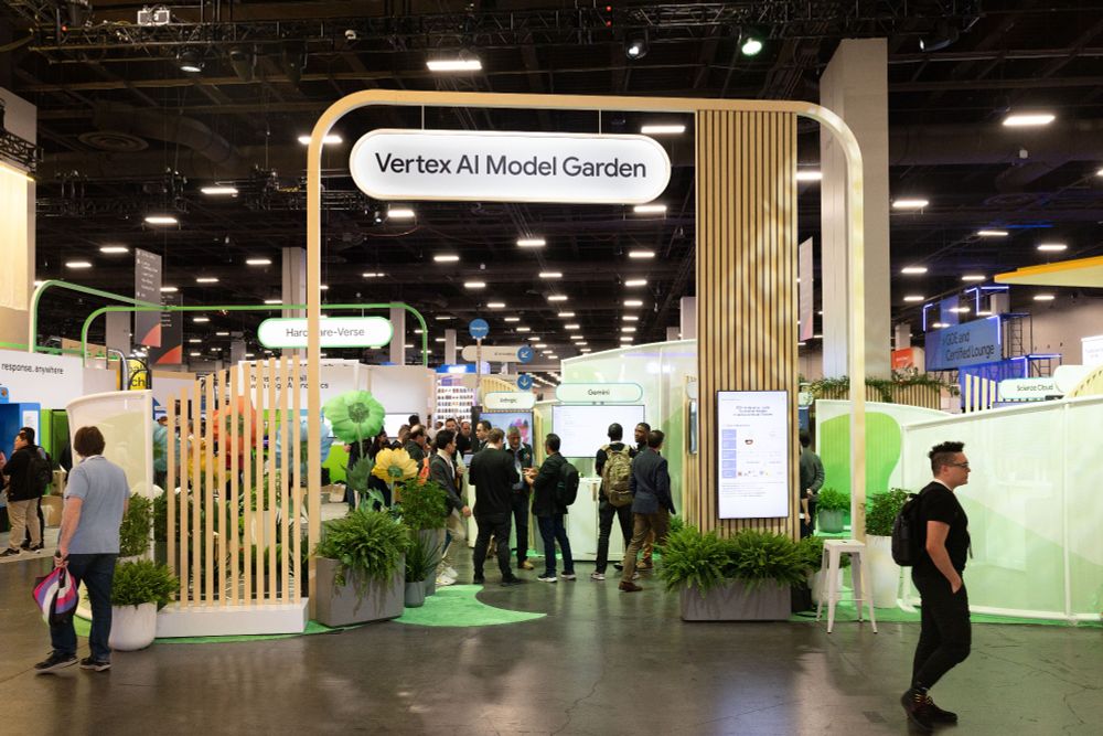 The entrance to the Vertex AI Model Garden at Google Cloud Next.