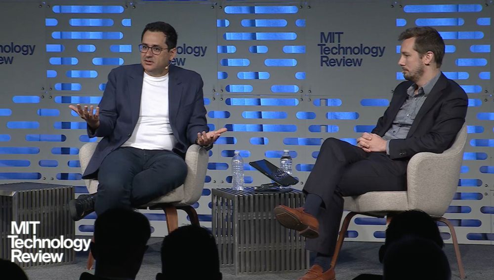 Ai2 CEO Ali Farhadi talks about transparency in AI at EmTech.