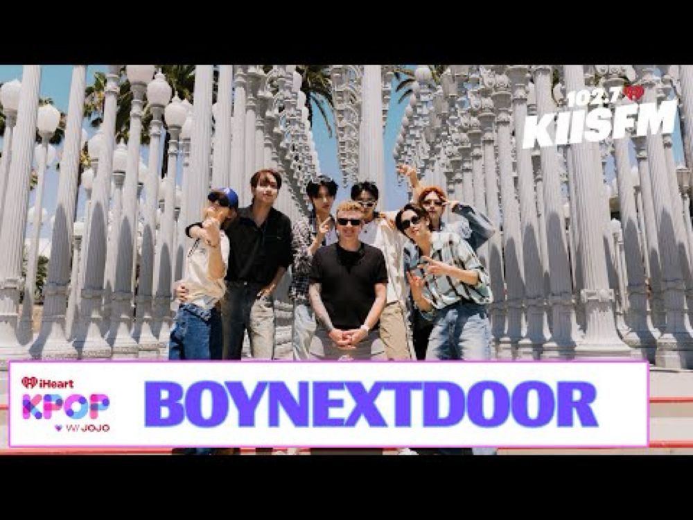 BoyNextDoor Sightseeing Iconic Hollywood Venues with JoJo