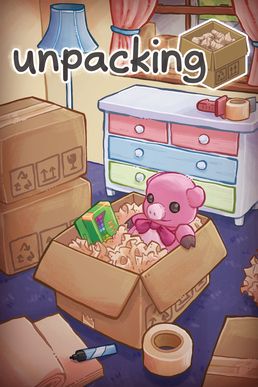 Cover art for Unpacking (2021), a game by Witch Beam