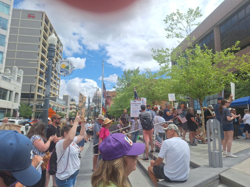 4th of July protest, Boise