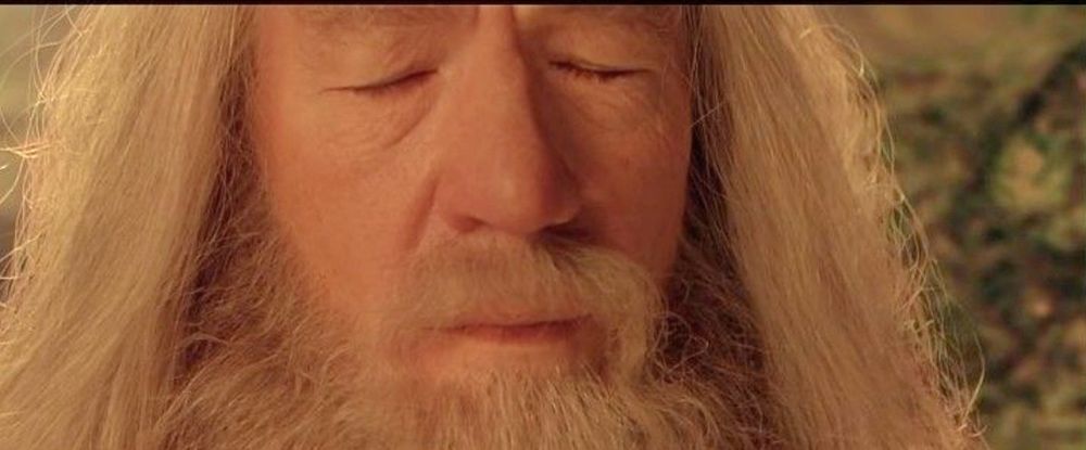 Sad gandalf