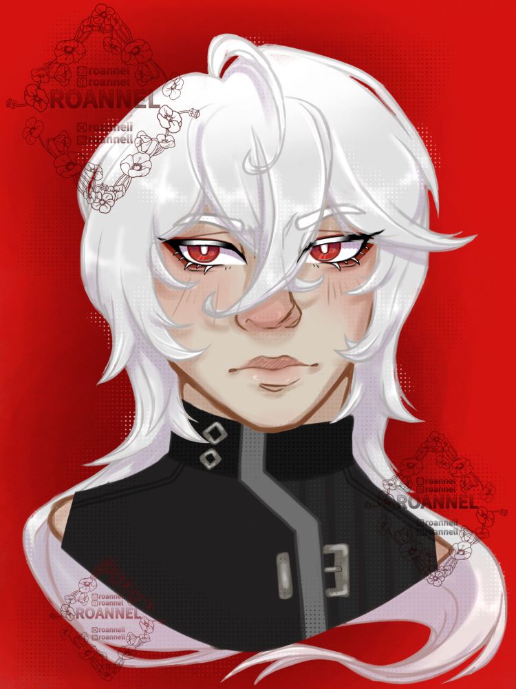 A busy drawing of Casper the grim reaper from the visual novel game A Date With Death