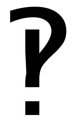 Interrobang image. No machine-readable author provided. Nilsjohan~commonswiki assumed (based on copyright claims)., Public domain, via Wikimedia Commons