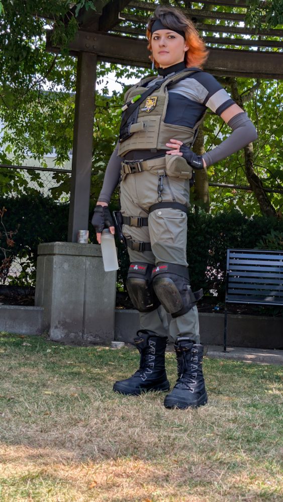 me in a meryl silverburgh cosplay