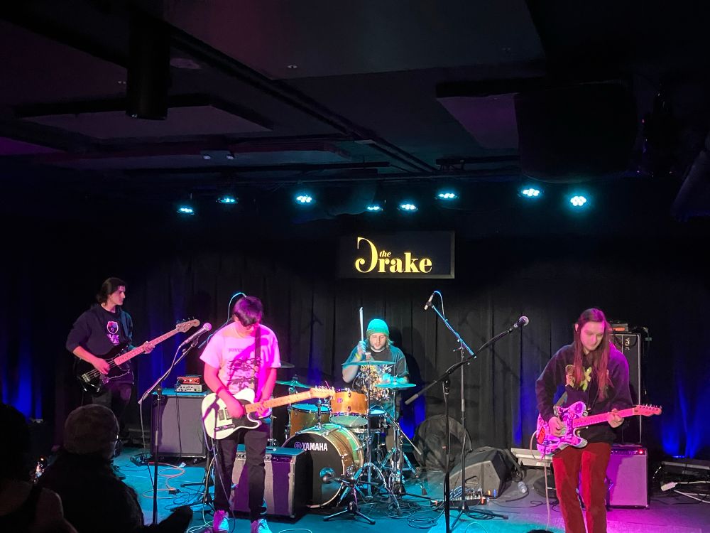 Western Mass. band Radical Joy onstage at the Drake in Amherst. 