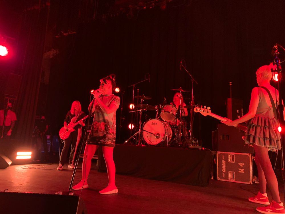 Picture of Bikini Kill playing Olympia a couple years ago. 