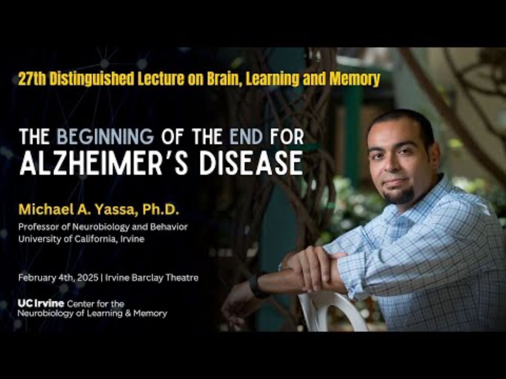 2025 Distinguished Lecture on Brain, Learning and Memory featuring Michael Yassa