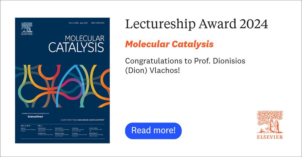 Congratulations to Dionisios Vlachos
