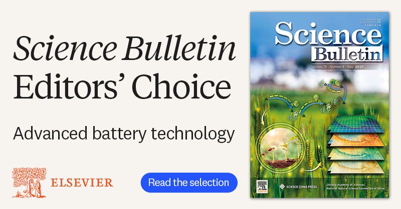 Link to the Advanced Battery Technology collection in Science Bulletin, published with the Chinese Academy of Sciences.
