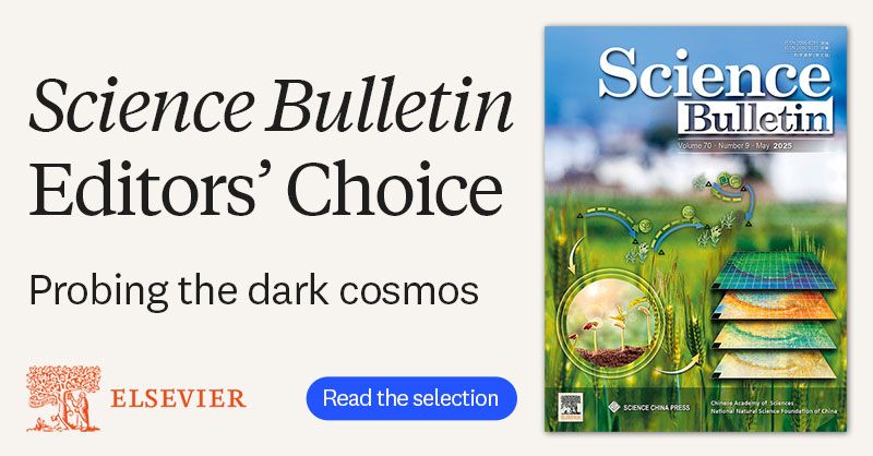 Articles on dark matter, gravitational waves, and early universe physics in Science Bulletin.