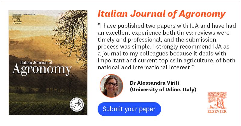 Dr. Virili from the Italian Society of Agronomy praises IJA for its professional reviews, simple process, and open access options. Call to submit your research today.