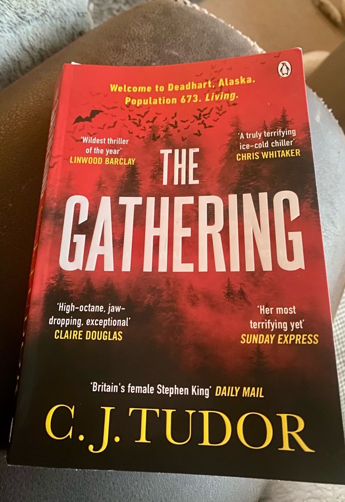 An image of the front cover of the book ‘The Gathering’ by C.J. Tudor