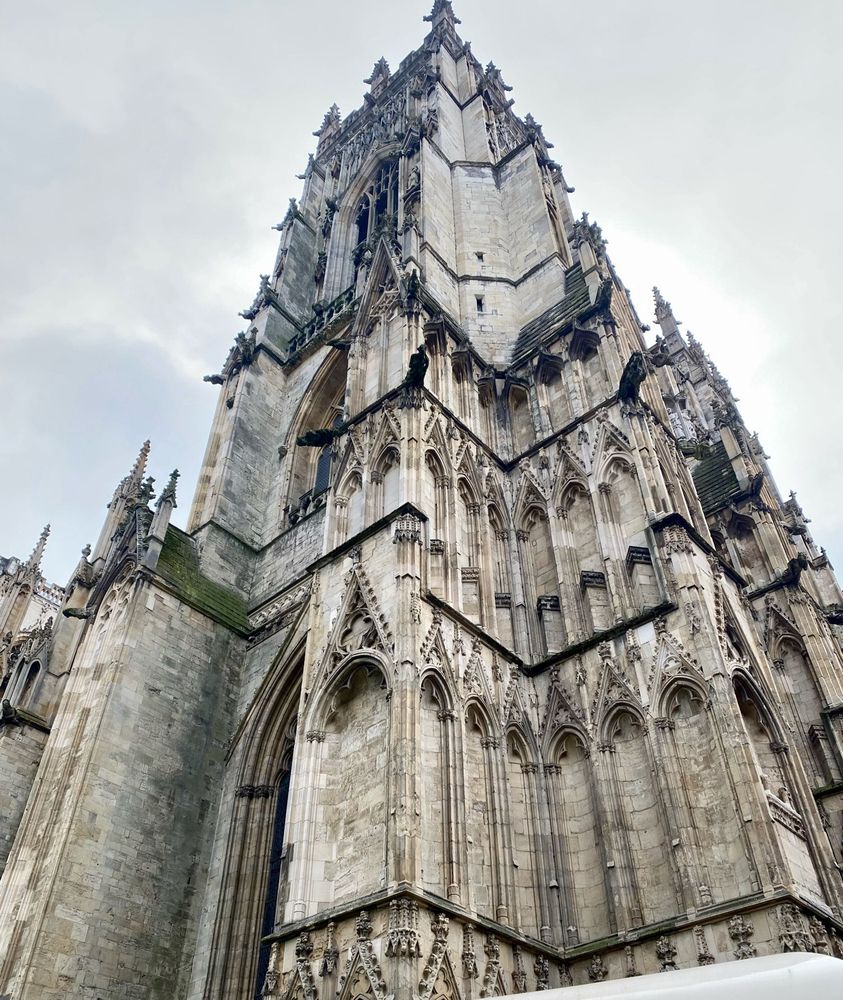 A picture in late afternoon of York Minster.