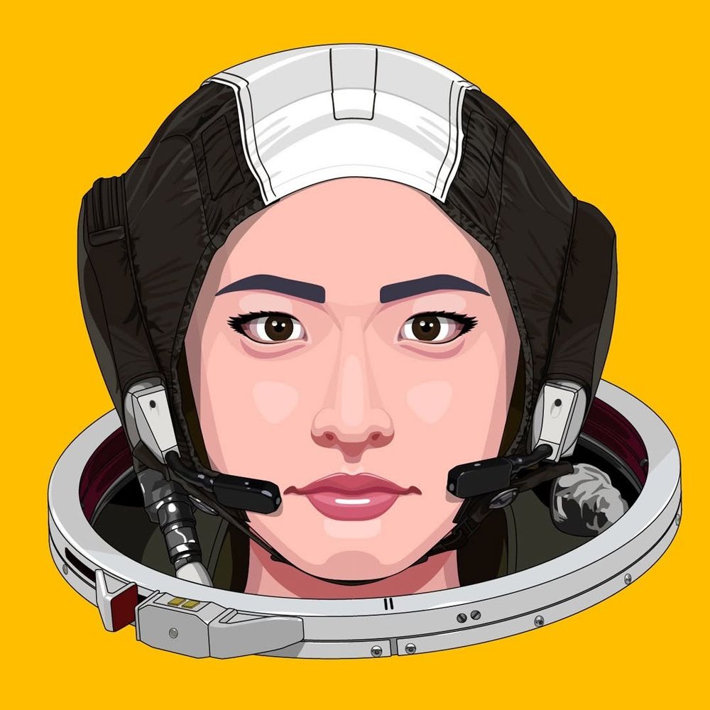 Female Japanese astronaut