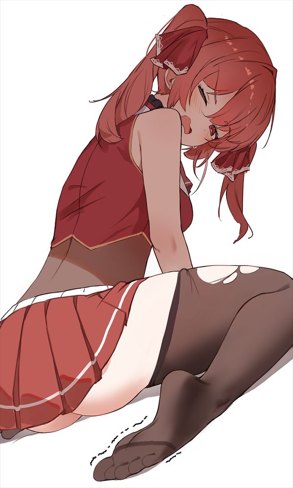 illustration of houshou marine from hololive by orobou