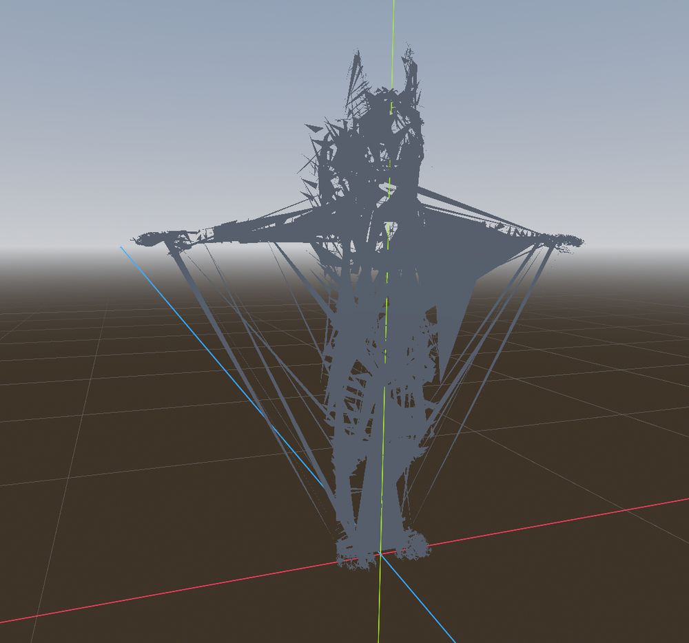 Rather scuffed 3d model.