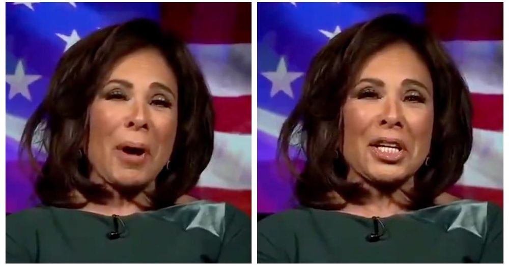 Drunk Jeanine Pirro.