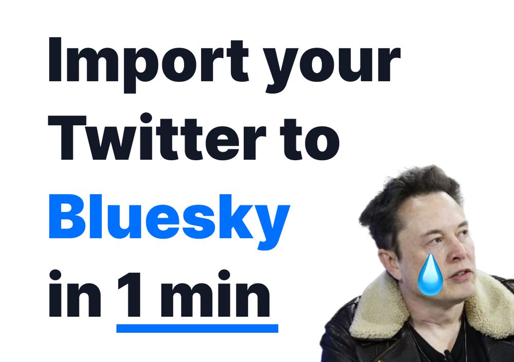 Import your Twitter follows to Bluesky