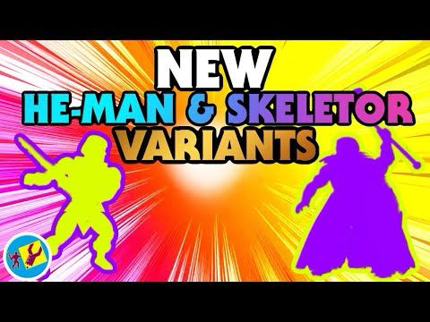 Creating NEW He-man and Skeletor VARIANTS from extra parts
