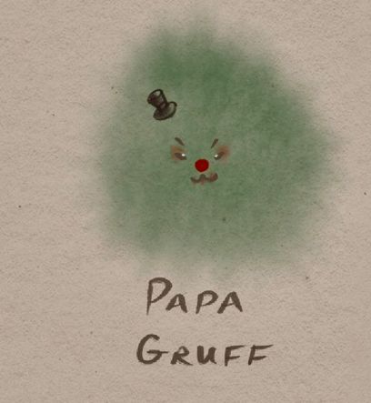 Papa Gruff if he was a dustbunny