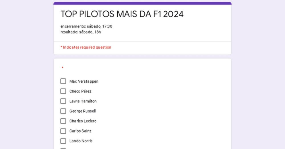 TOP PILOTOS MAIS CHATOS DA F1 2024