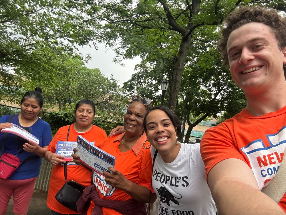 Nycc members with Bronx Councilmember Pierina Sanchez 